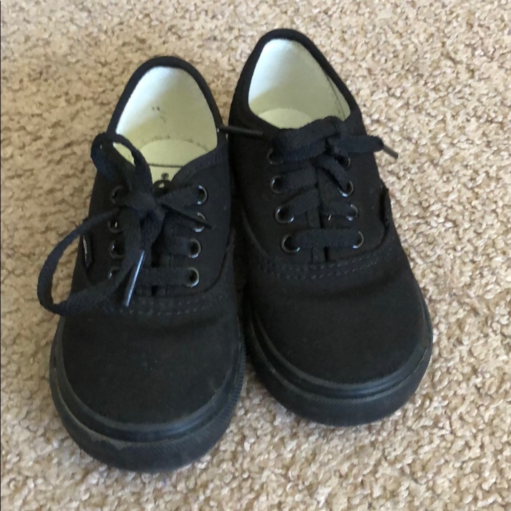 Vans toddler 6.5 Black shoes